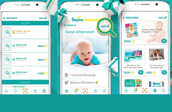 كيفية استفادة الام من برنامج المكافآت Pampers Rewards