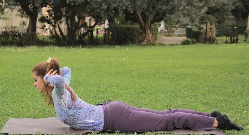 تمارين عضلات العمود الفقري بالفيديو | تمارين الظهر