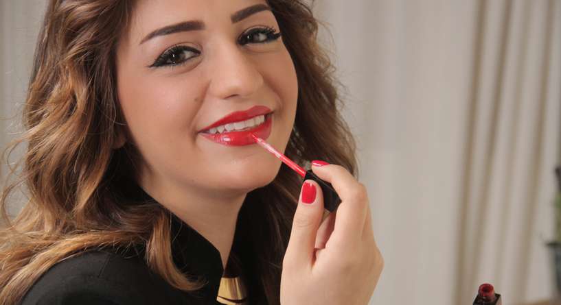 طريقة رسم الكحل بالفيديو | طريقه رسم العين