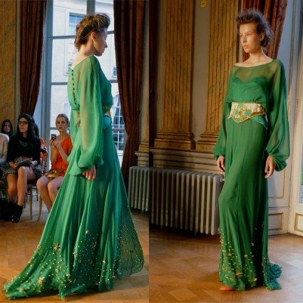 هكذا تختارين الفستان الطويل بالصور