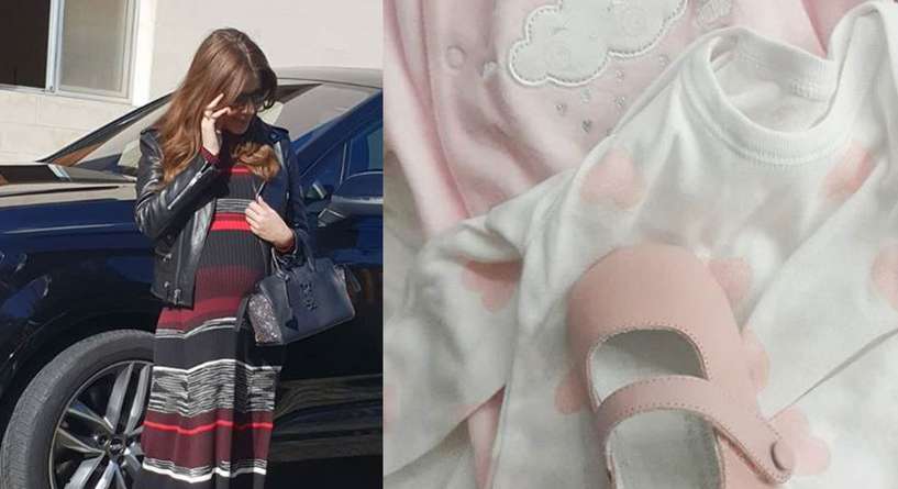 نانسي عجرم تلد طفلتها الثالثة