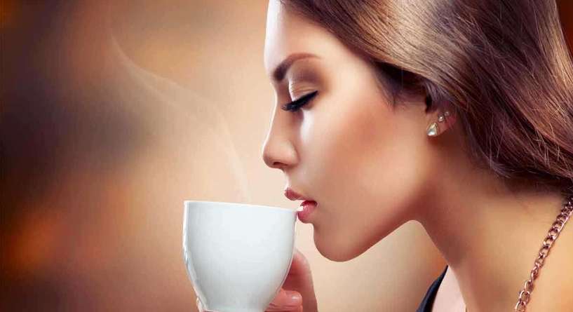 قشر القهوة لازالة الكرش