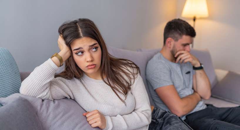 Couch, Furniture, Person