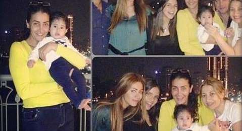 الصور الاولى  لخديجة حفيدة غادة عبد الرازق