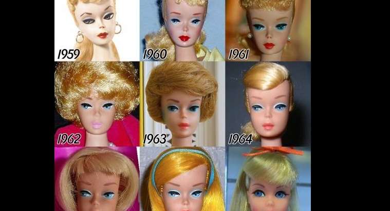 صور تغيّر لعبة الباربي خلال 56 عاماً