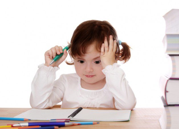 girl at preschool