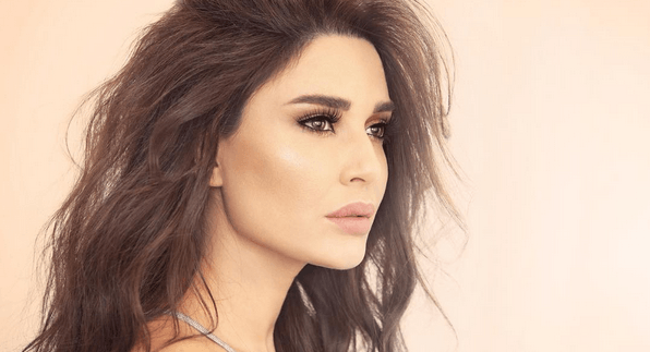 صورة سيرين عبد النور مع زوجها في المصعد