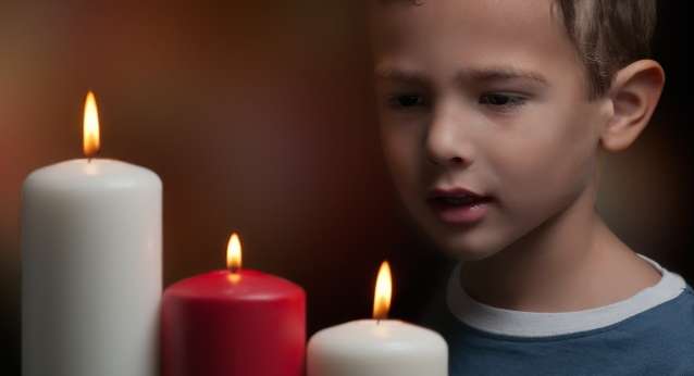 Candle, Person, Human