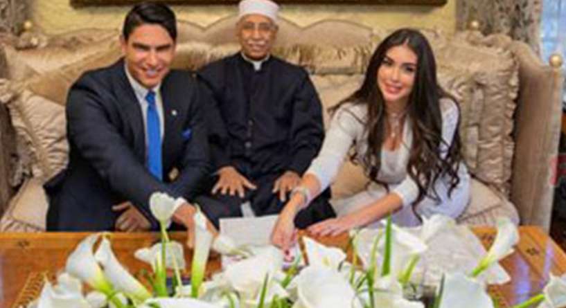 الصورة الاولى من زفاف أحمد أبو هشيمة وياسمين صبري