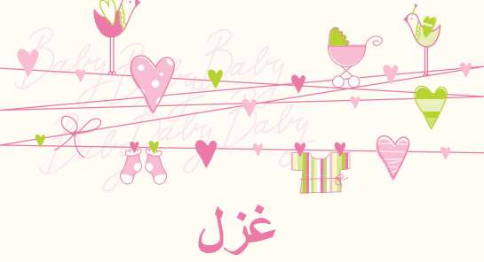 معنى اسم غزل