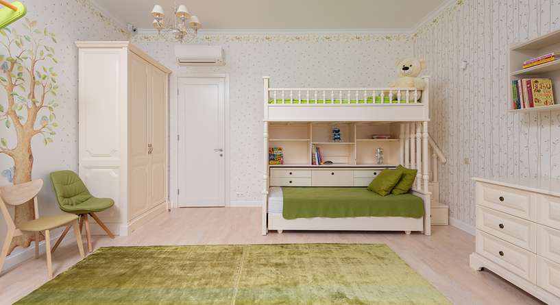 Furniture, Flooring, Bed
