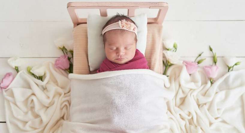 Furniture, Newborn, Person