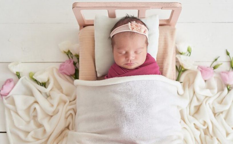 Furniture, Newborn, Person