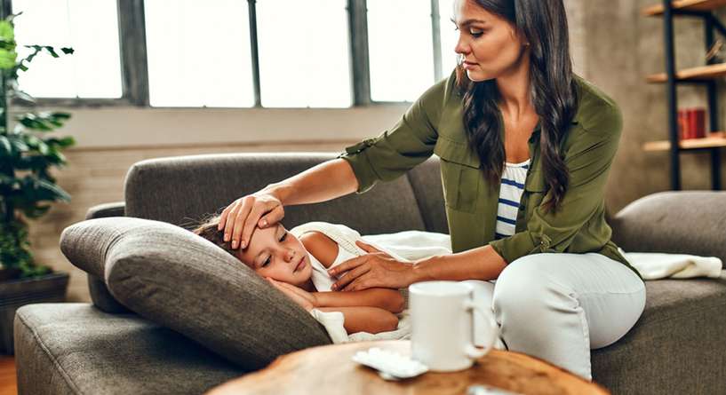 نصائح تخفف من التوتر لدى الأمهات في موسم الانفلونزا
