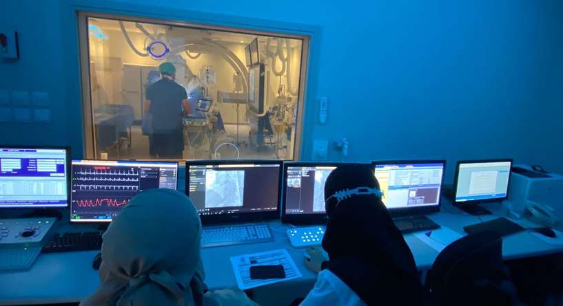 علاج امراض القلب في السعودية على منصة افتراضية