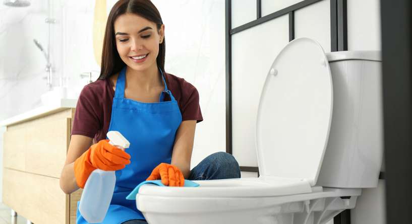 تنظيف المرحاض بخطوات منزلية سهلة