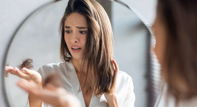 تساقط الشعر في المنام