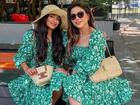 "لوك" الفاشينيستا نهى نبيل وابنتها يخطف الأنظار