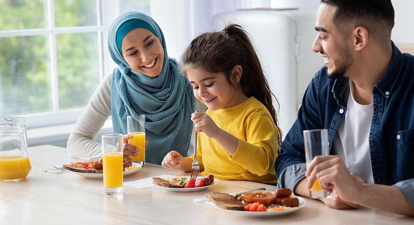 من الآداب بعد الفراغ من الأكل