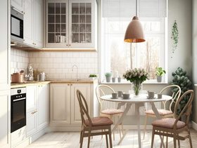 تصميم ديكور مطبخ صغير وبسيط