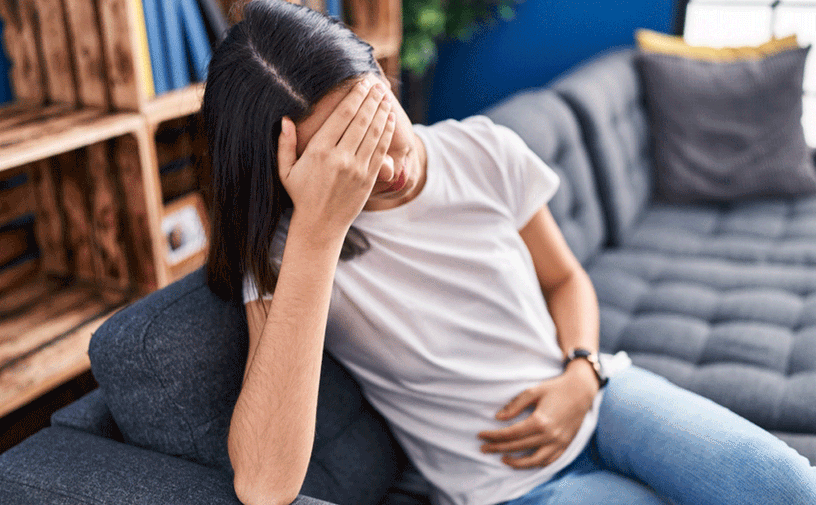 ظهور دم أثناء الحمل