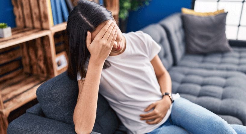 ظهور دم أثناء الحمل