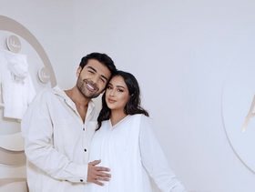 فرح الهادي وعقيل الرئيسي يرزقان بمولودهما الأول "آدم"