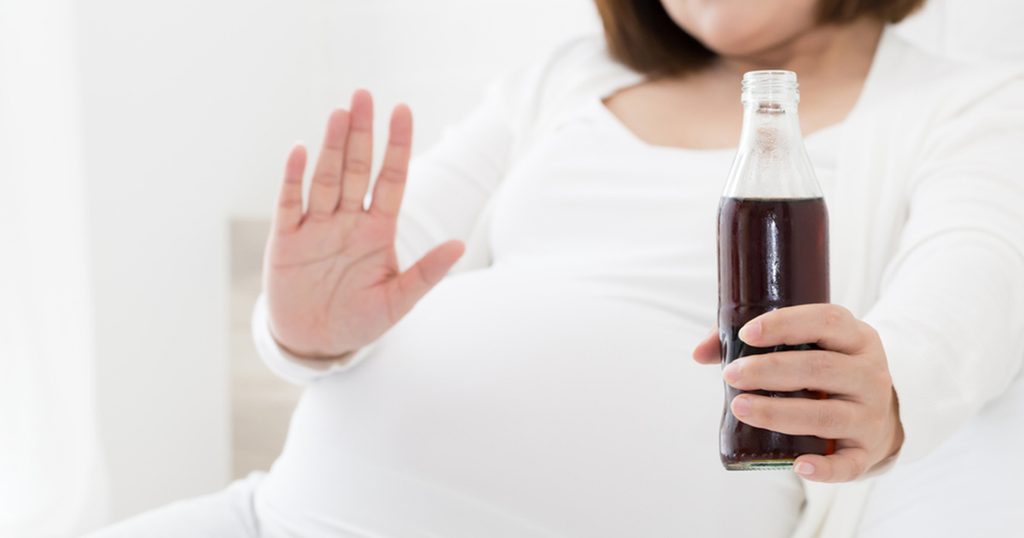 كمية المشروبات الغازية المسموحة للحامل