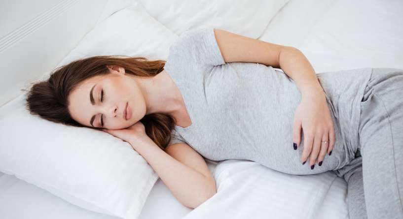 طريقة نوم الحامل