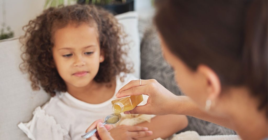 الآثار الجانبية المحتملة  لفيفادول شراب للاطفال