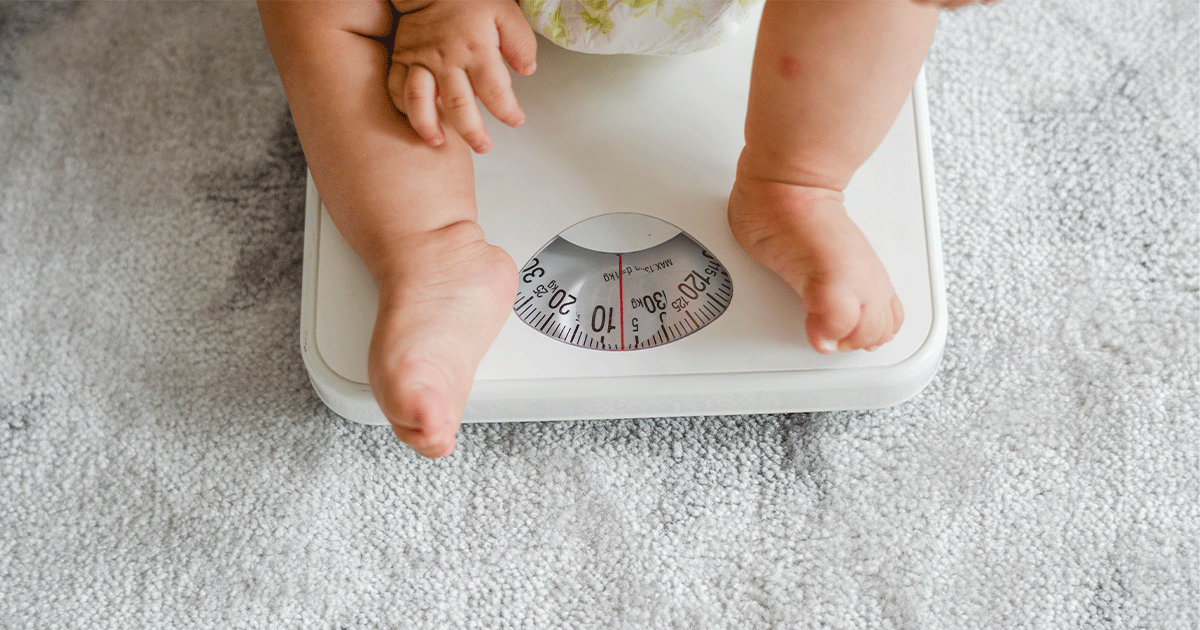 طريقة زيادة وزن الرضيع