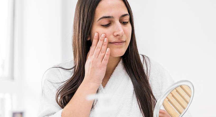 علاج الحبوب بالوجه للحامل