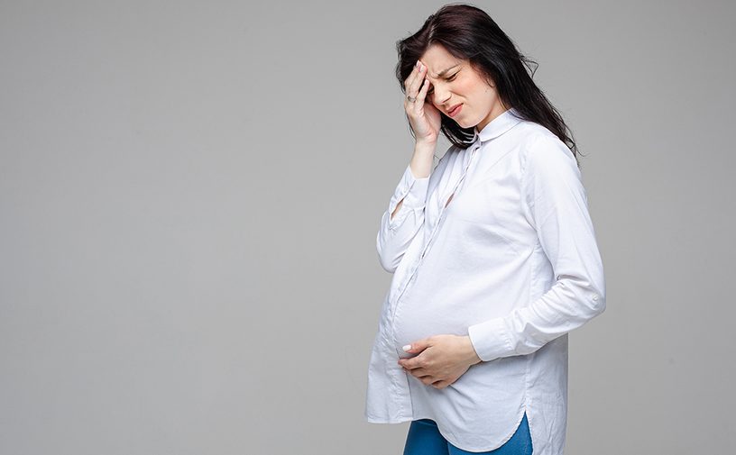 ألم البطن للحامل في الشهر الرابع