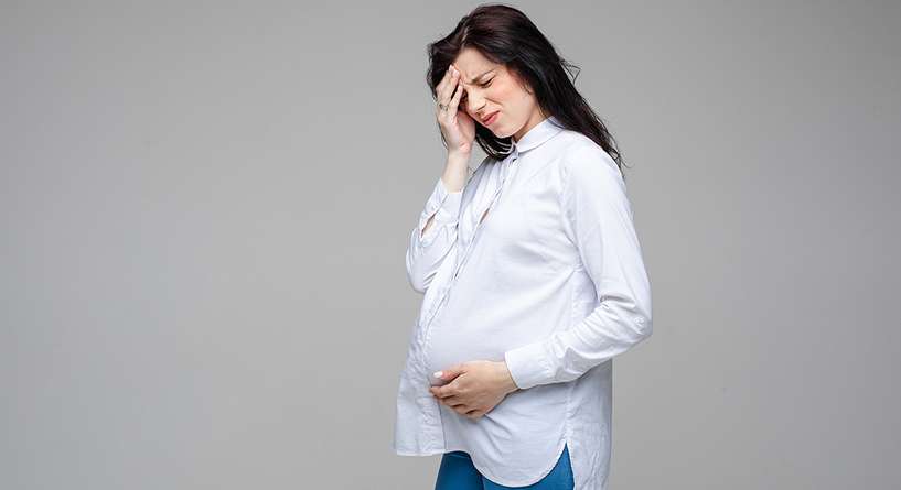 ألم البطن للحامل في الشهر الرابع