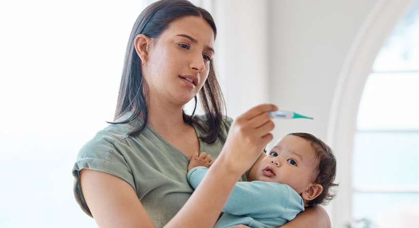 انخفاض درجة حرارة الطفل بعد ارتفاعها