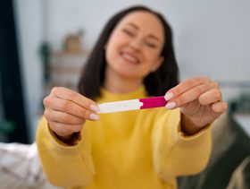 اختبار الكلور للحمل بالصور