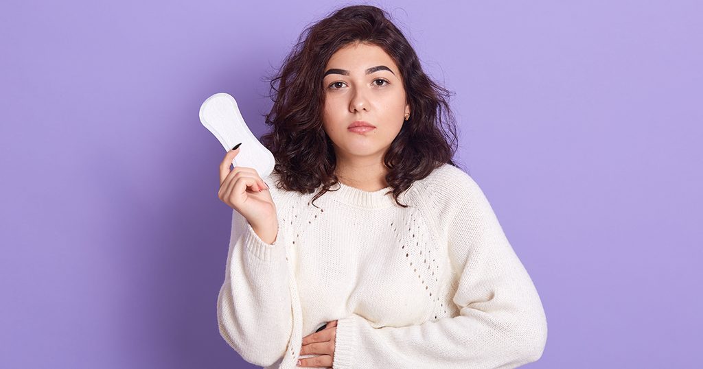 خروج الدم الاسود من الرحم