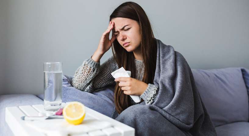 علاج الانفلونزا في البيت