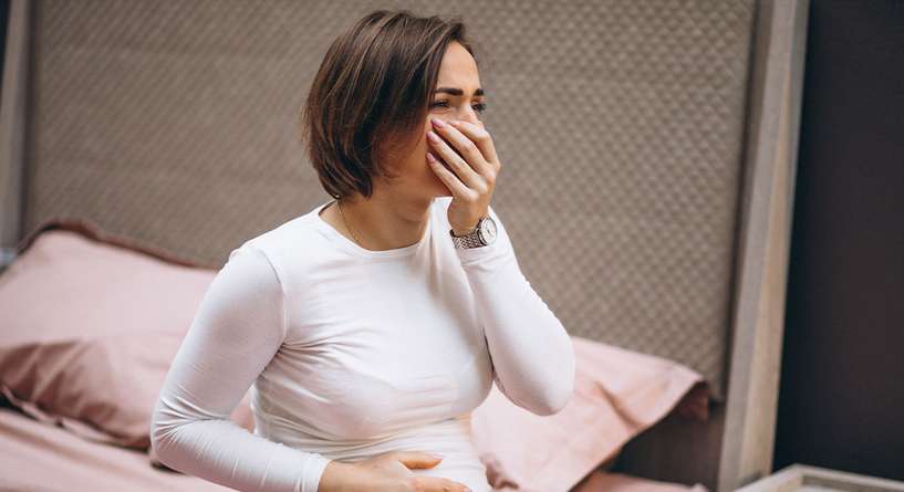 دراسة تكشف الحل المطلق لأعراض الغثيان والقيء عند الحامل