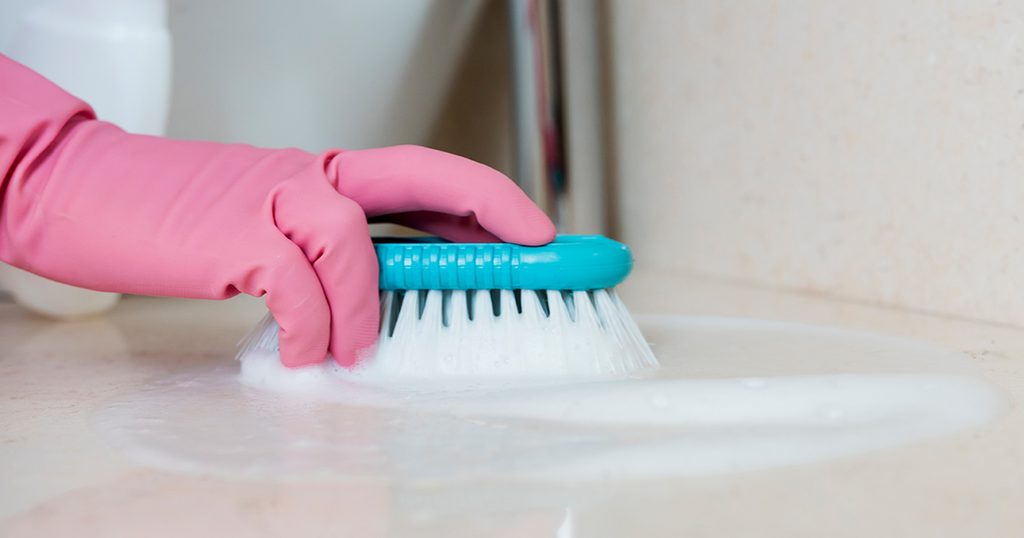 طريقة تلميع الرخام الباهت