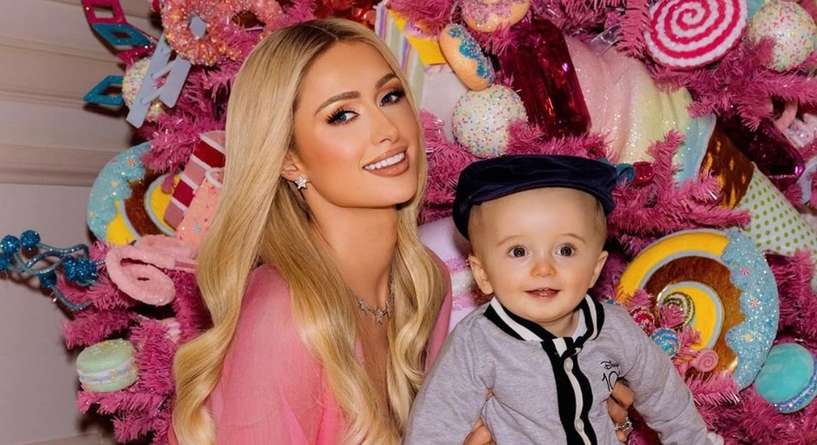 باريس هيلتون تحتفل بعيد ميلاد ابنها الأول