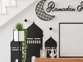 زينة رمضان للبيت بالورق