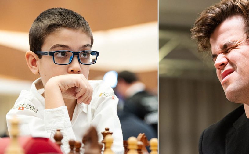 "ميسي الشطرنج".. طفل أرجنتيني يهزم بطل العالم