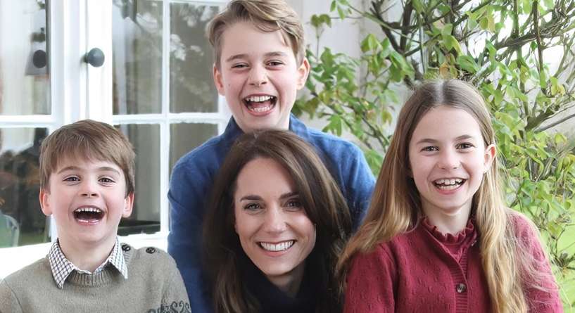 صورة كيت مدلتون وأولادها