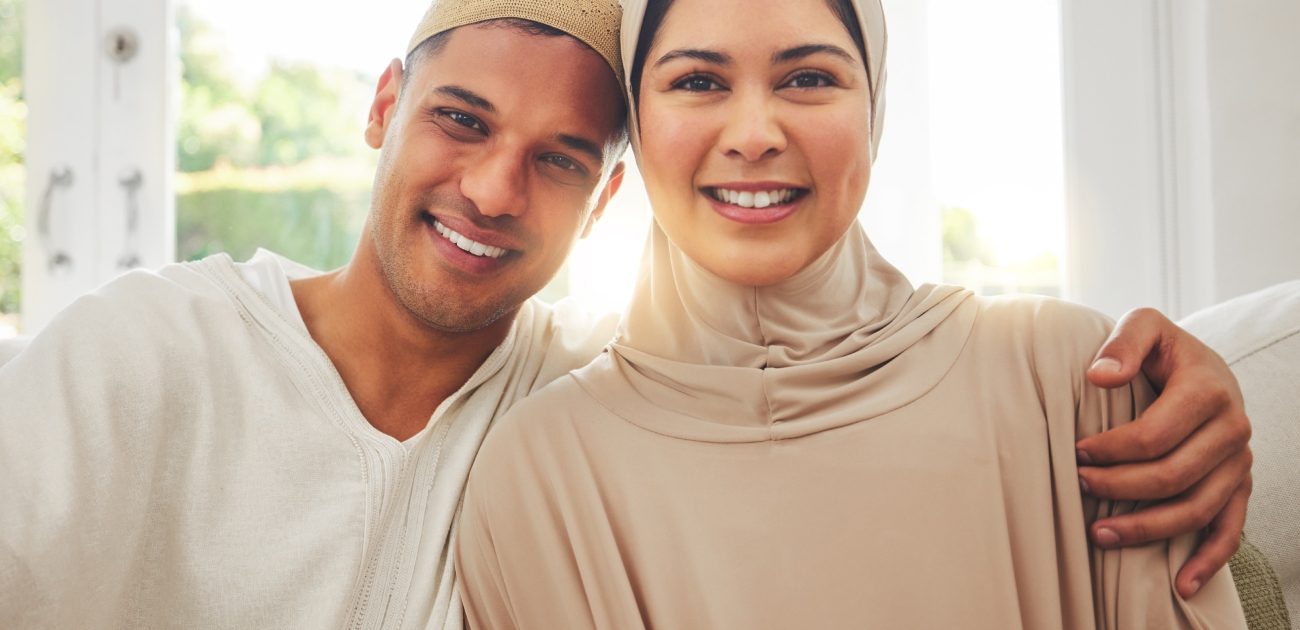 صورة لزوجين مسلمين