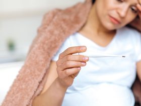 حرارة جسم الحامل في الشهر الأول