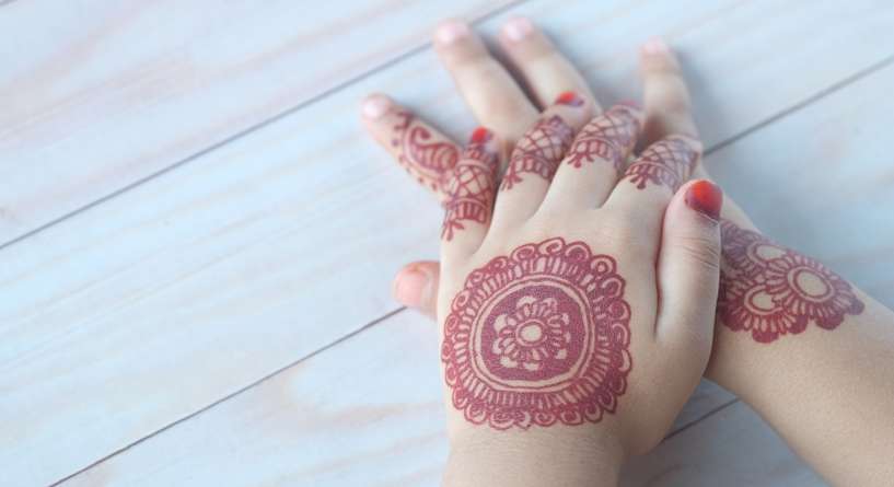 حناء رمضان اطفال