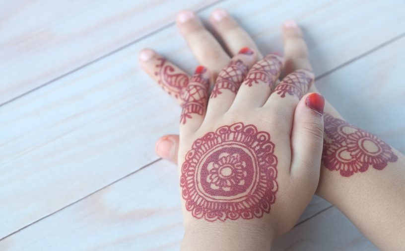 حناء رمضان اطفال