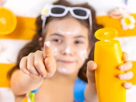 واقي شمس للاطفال طبي