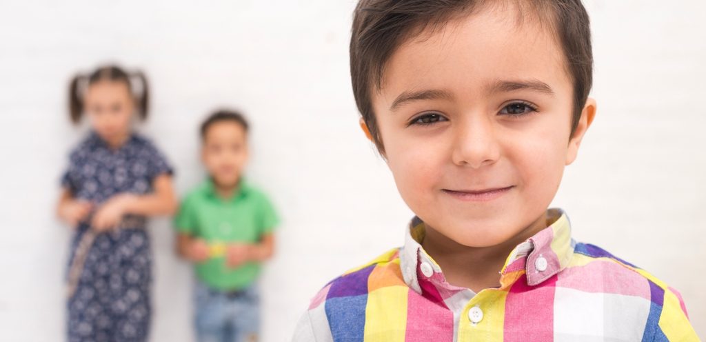 صورة لطفل مبتسم